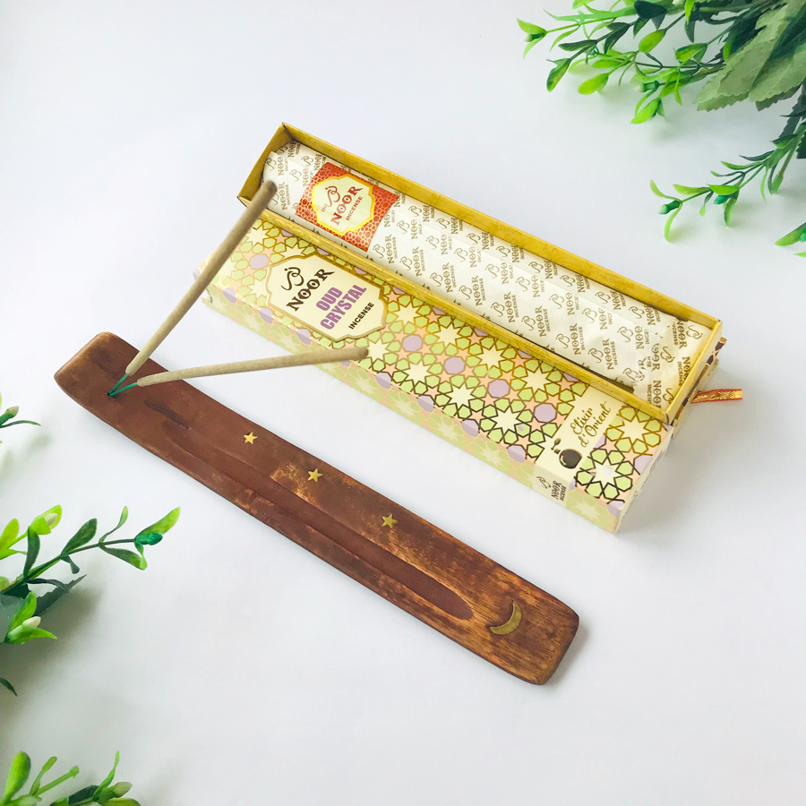 Noor-Crystal Oud Crystal - Noor incienso Tulsi Bazar