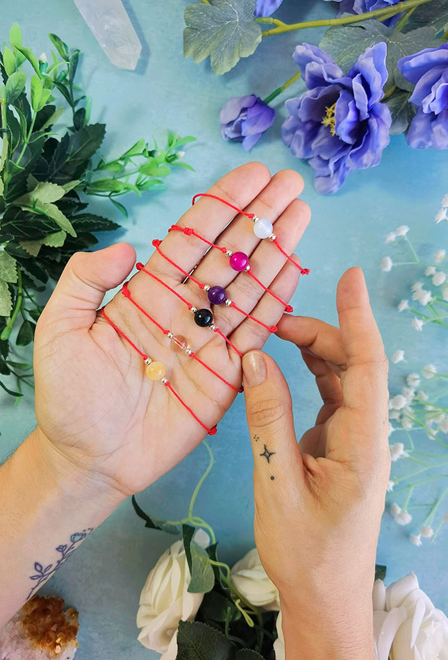 Pulseras de Protección con Cristales
