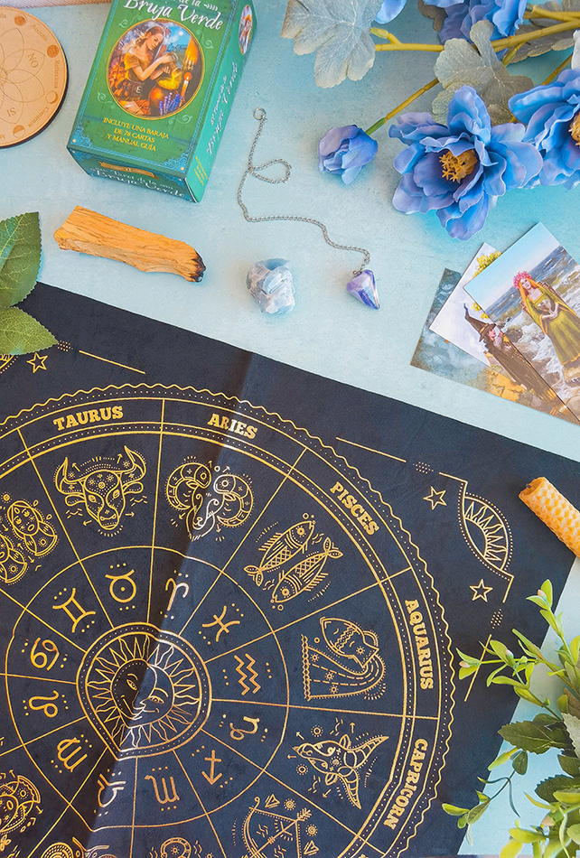 Mantel Zodiac para Tarot - Oráculo