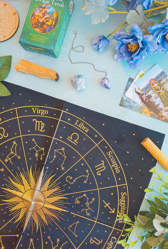 Mantel Sol para Tarot - Oráculo