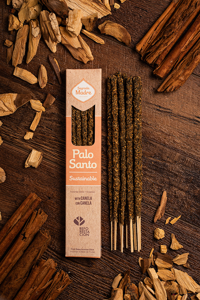 Incienso Artesanal Palo Santo y Canela - Sagrada Madre
