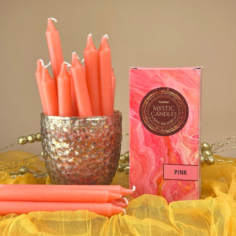 Pack Ritual 20 Velas - Color Rosado