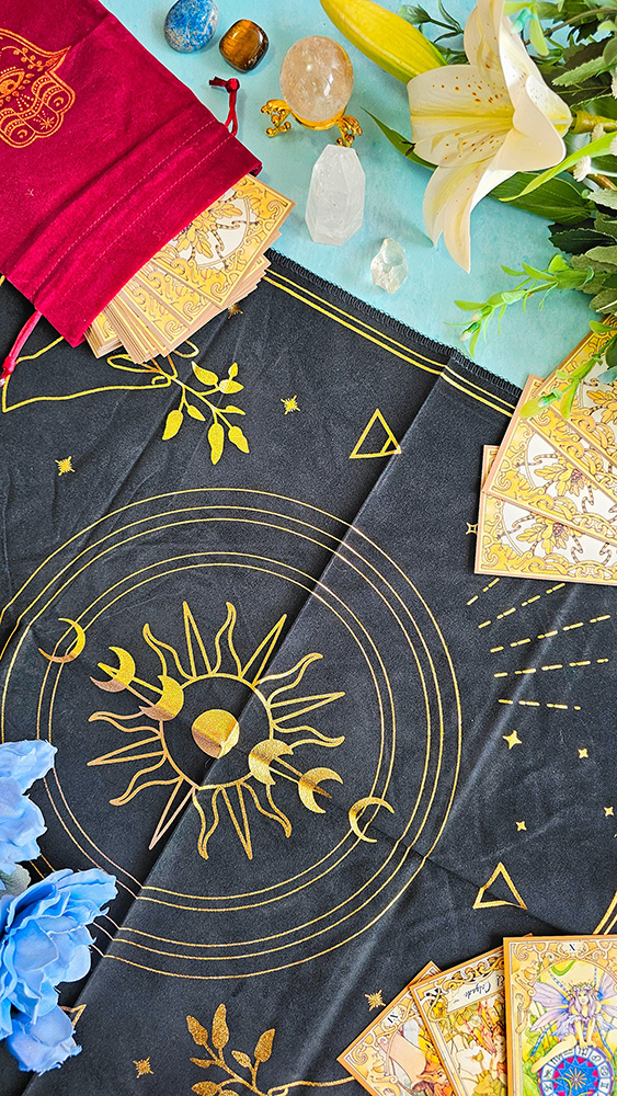 Mantel Fases Lunares para Tarot - Oráculo
