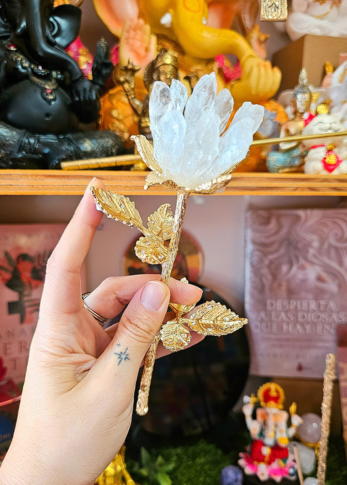 Rosa de Cuarzo Cristal