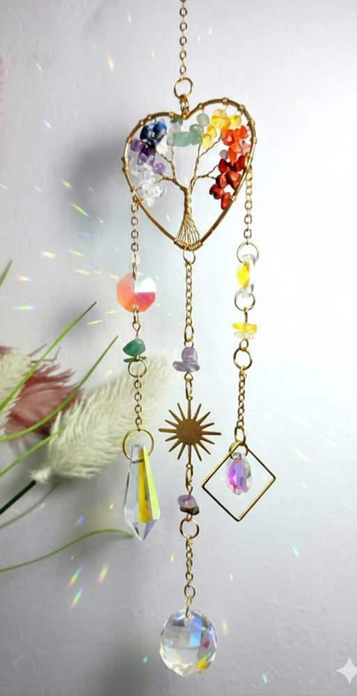 Atrapasol Árbol de la Vida 7 Chakras