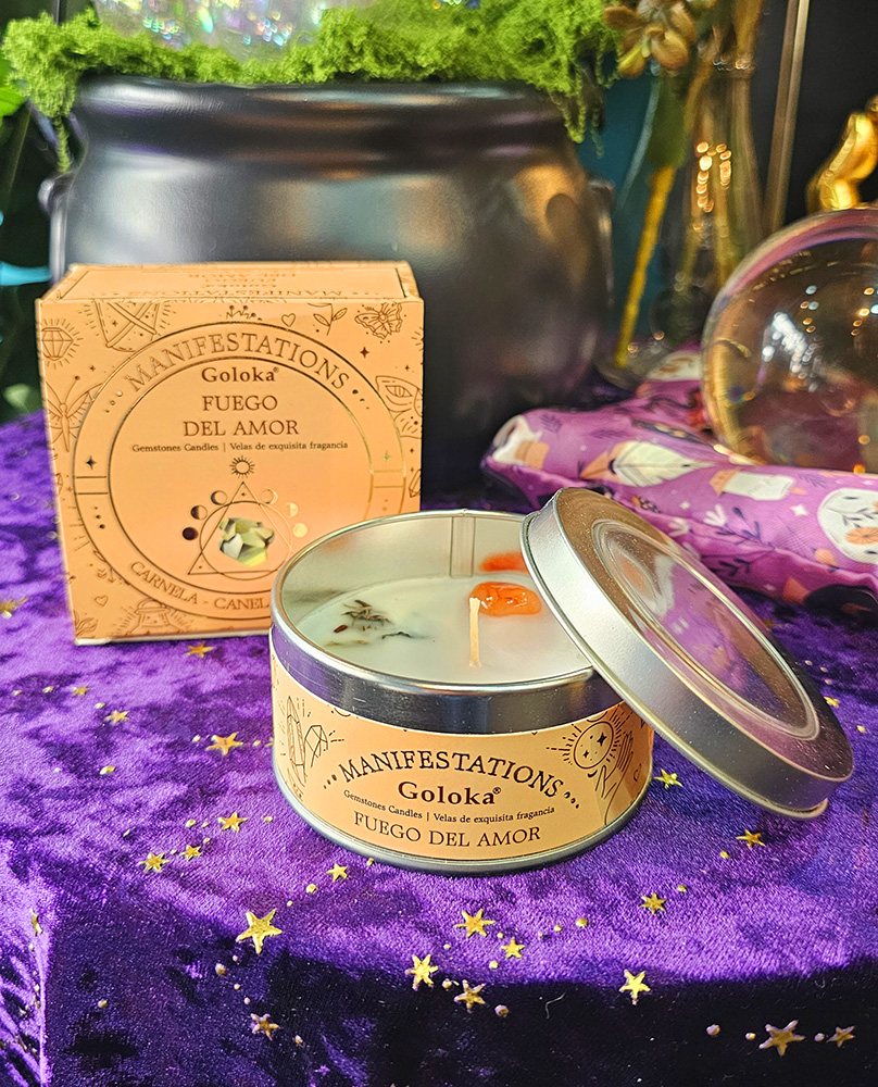 Vela Aromática - Canela & Cornalina - Fuego del Amor